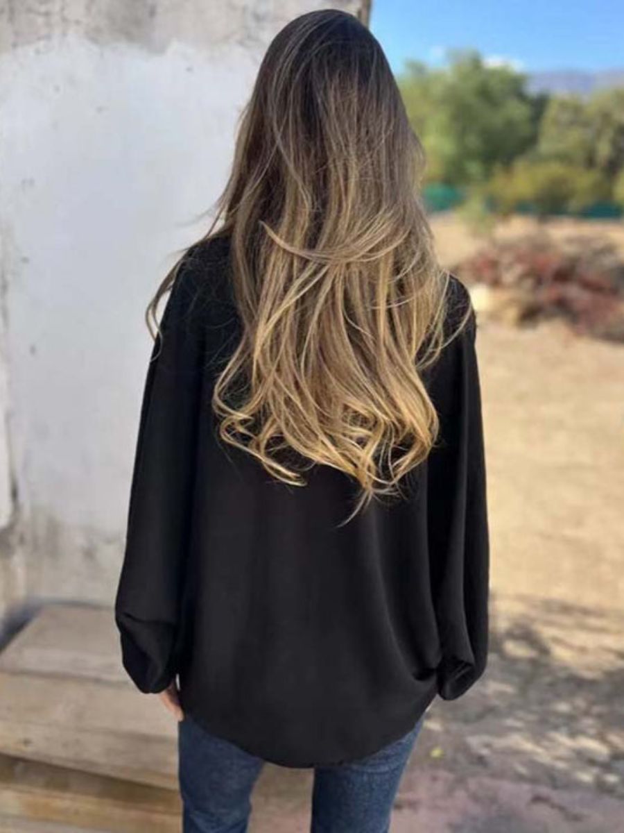 Vellaro blusa larga con botones