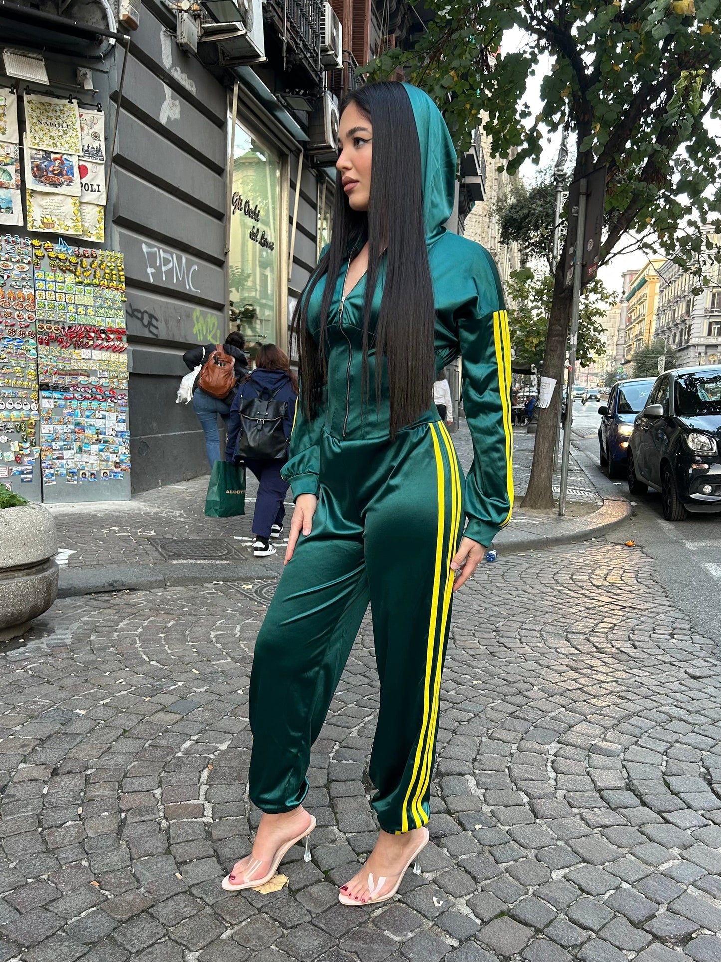 Vellaro jumpsuit moldeador con cremallera frontal