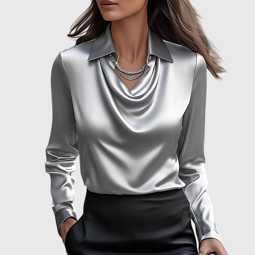 Vellaro blusa satinada elegante