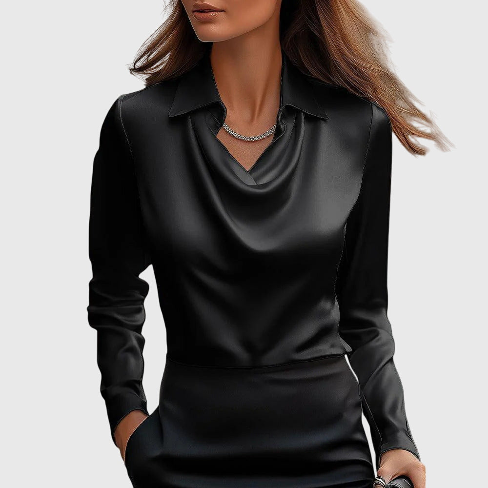 Vellaro blusa satinada elegante