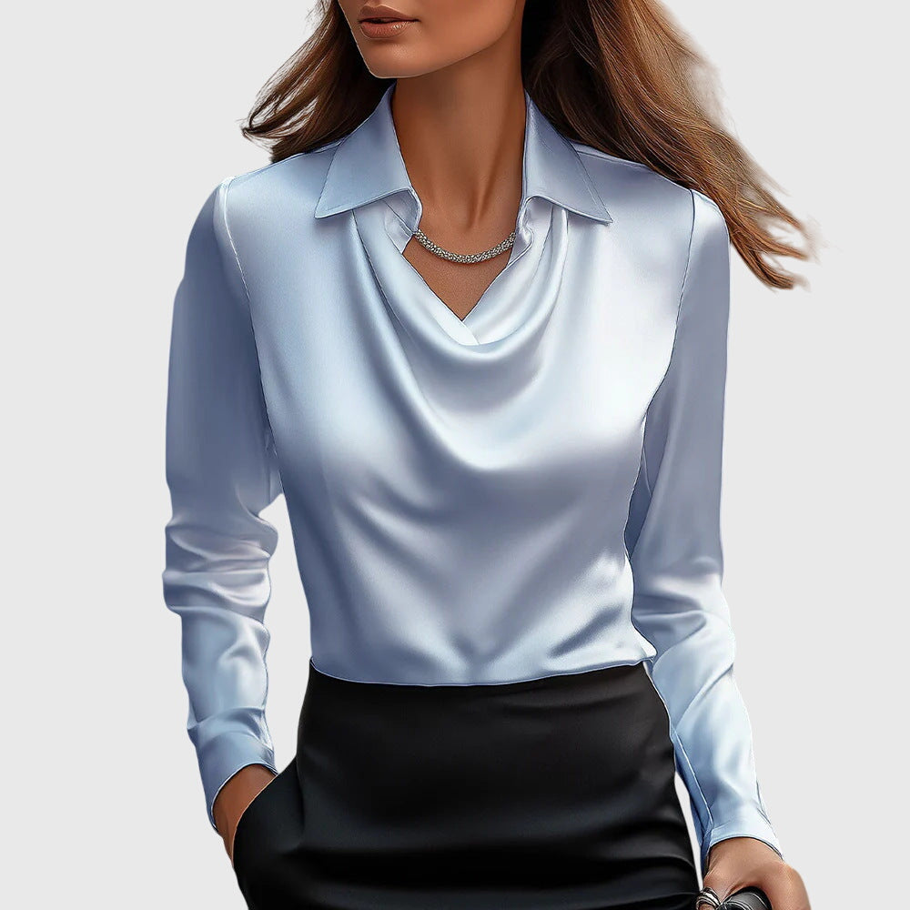 Vellaro blusa satinada elegante