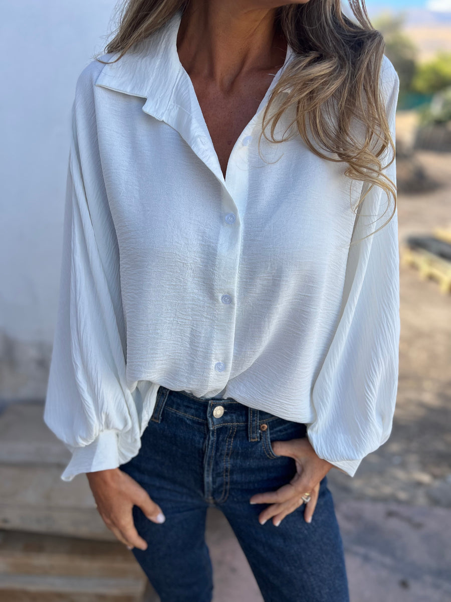 Vellaro blusa larga con botones